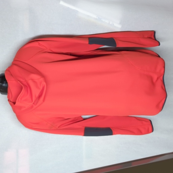 Avalanche 1/4 zip orange hooded waffle shirt - Picture 5 of 8